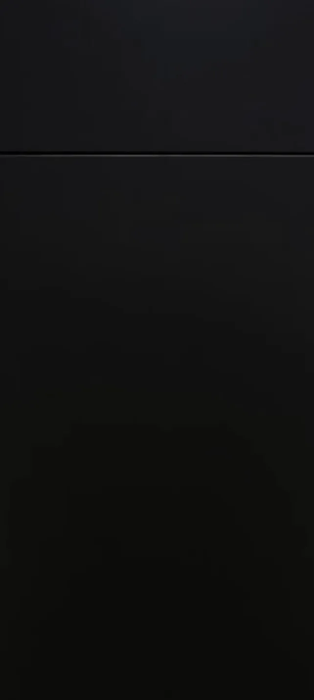 Matte Black European cabinet