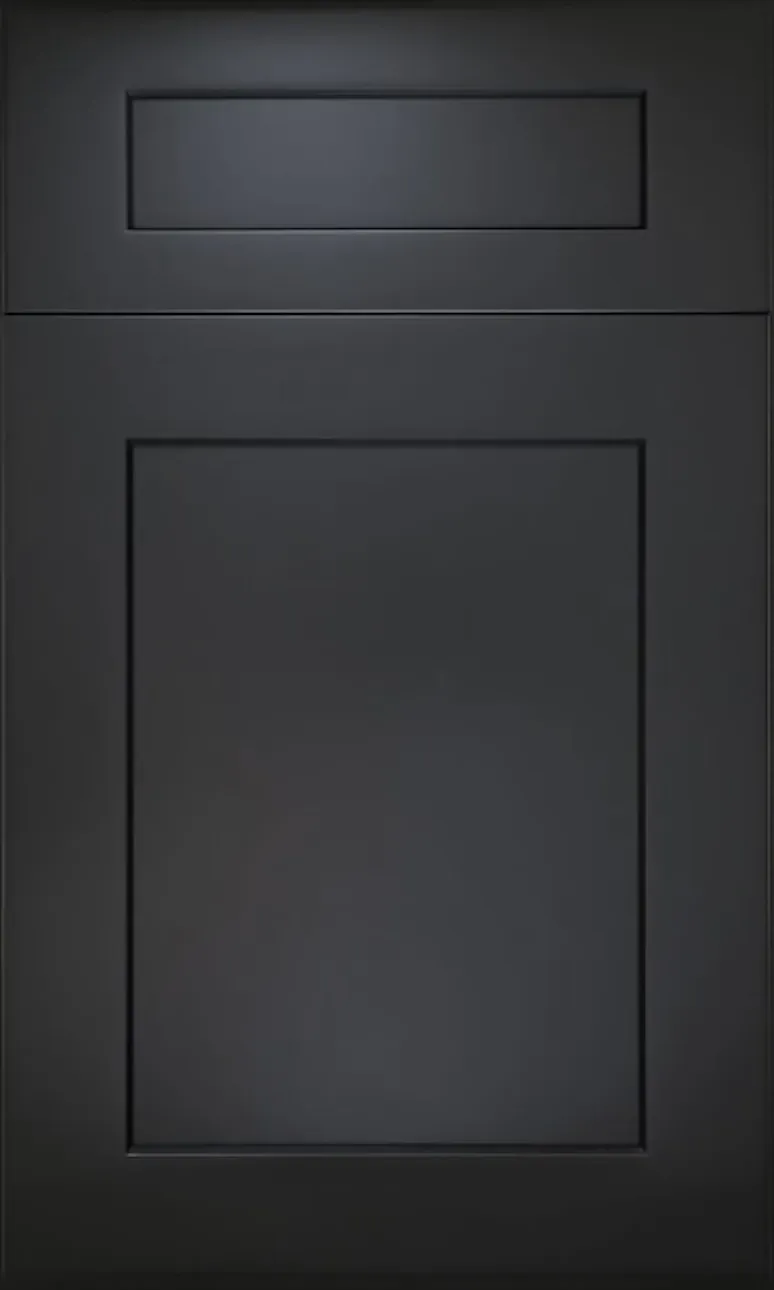 Onyx Black Shaker cabinet