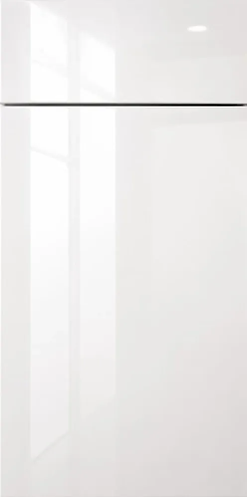 Glossy White European cabinet