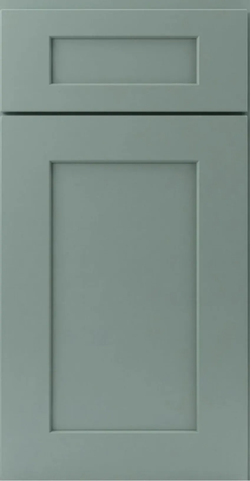 Shaker Jade cabinet