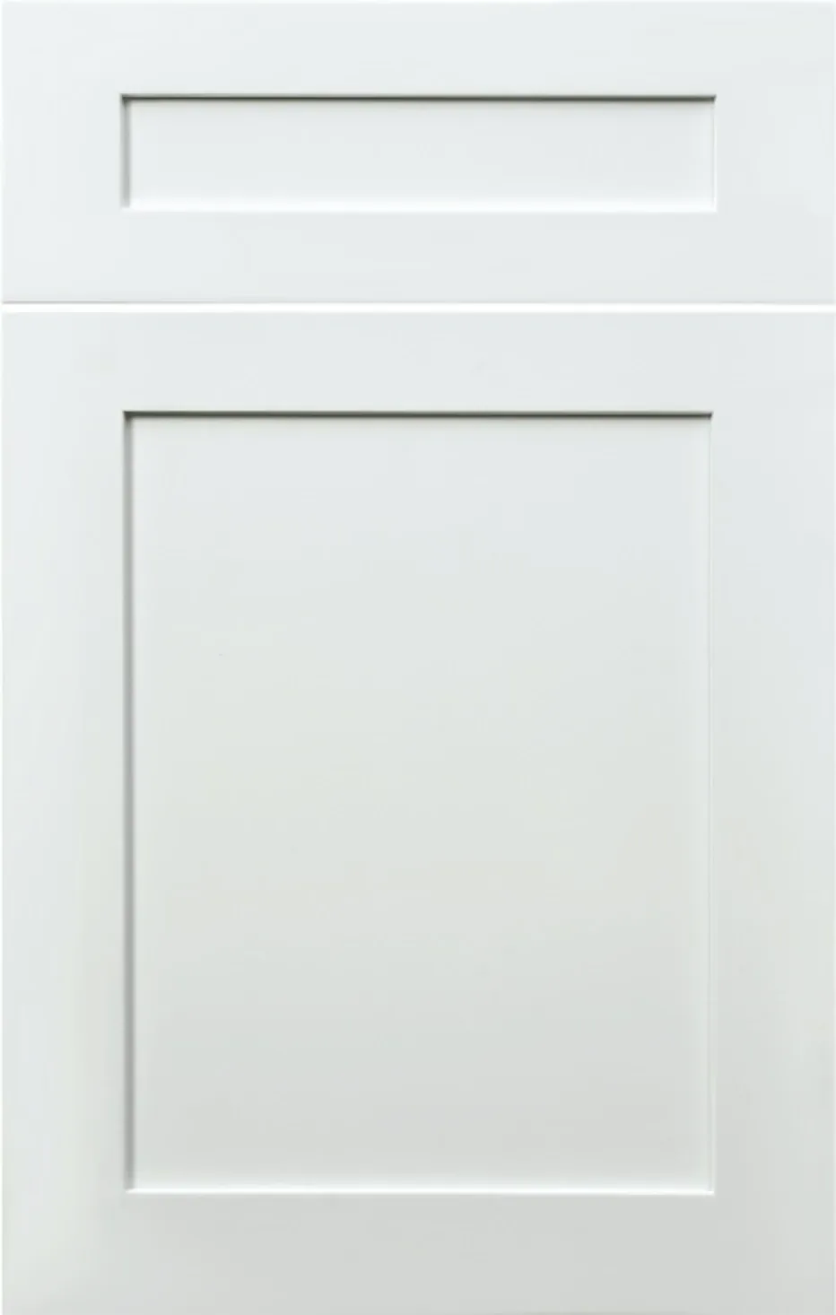 White Shaker cabinet